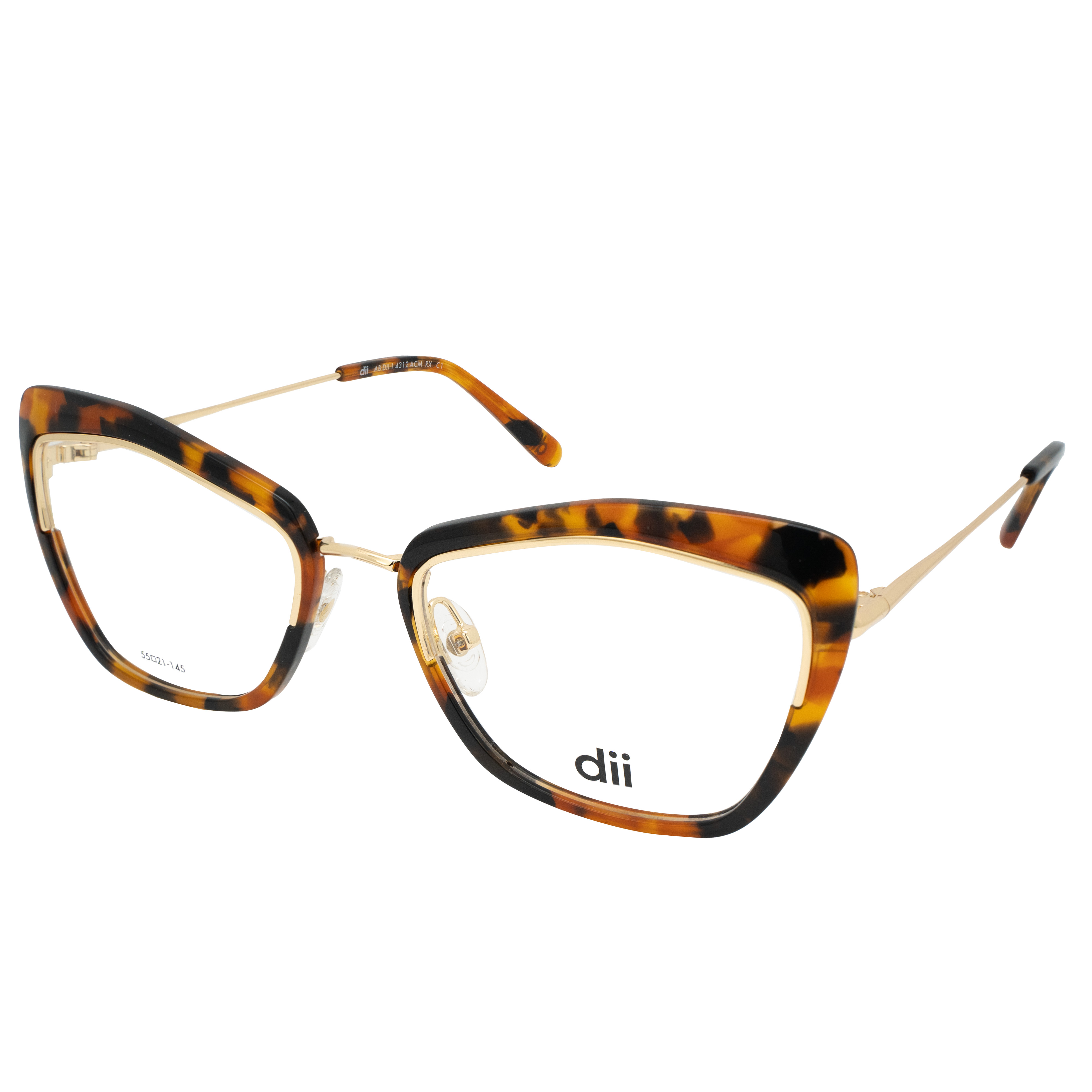 Armação para Óculos de Grau Feminino Dii Collection 1 4312 Demi Marrom