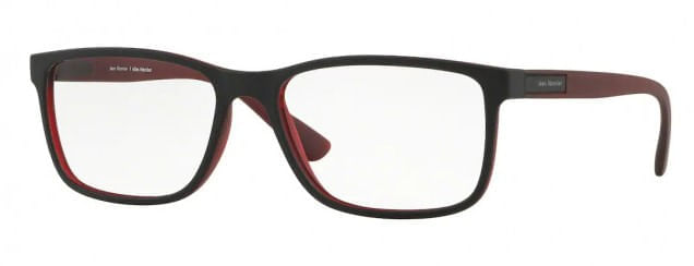 Armação de Óculos de Grau Masculino Jean Monnier Retangular J83173 Cor Vermelho