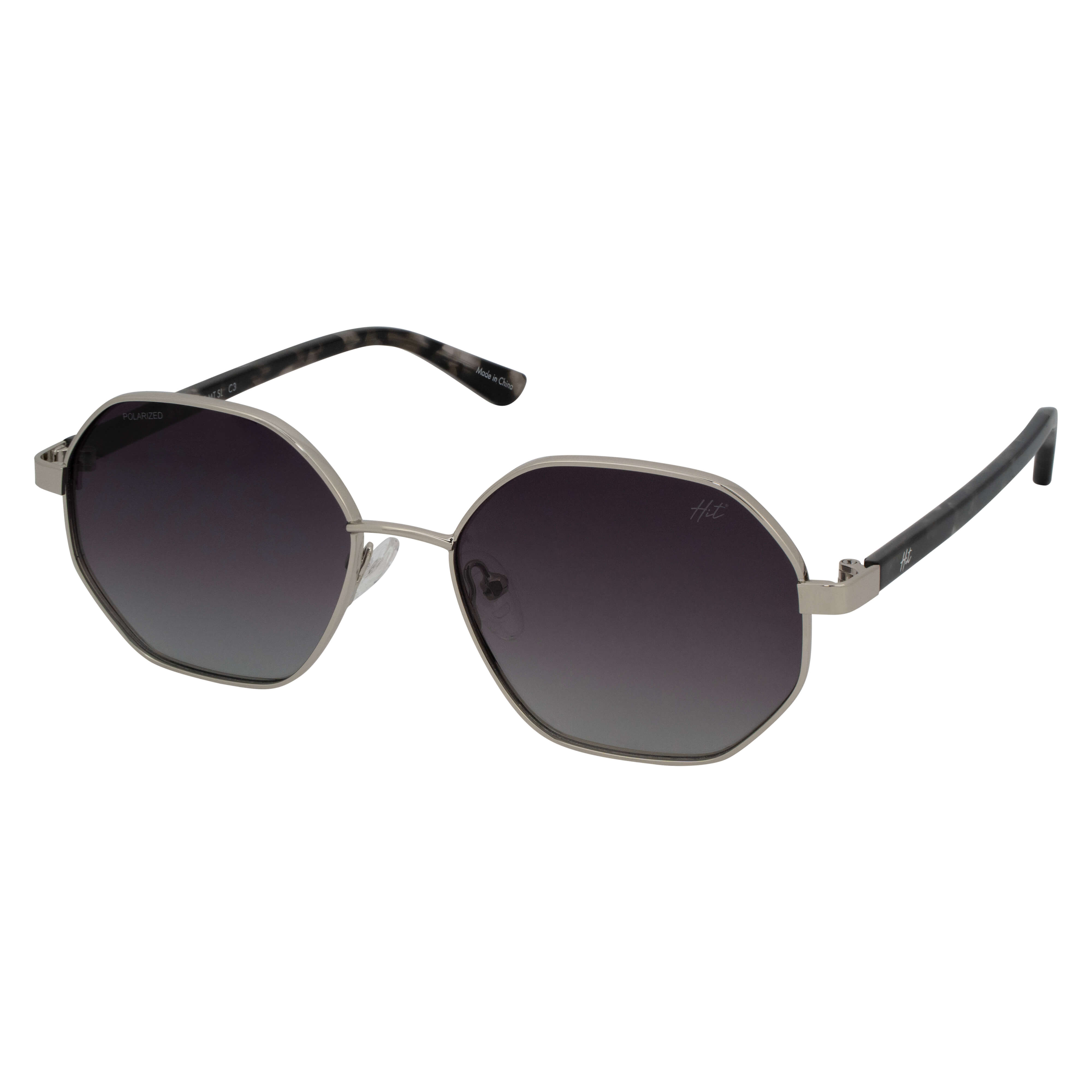 Óculos de Sol Feminino Hit 1 4102 Roxo com Dourado