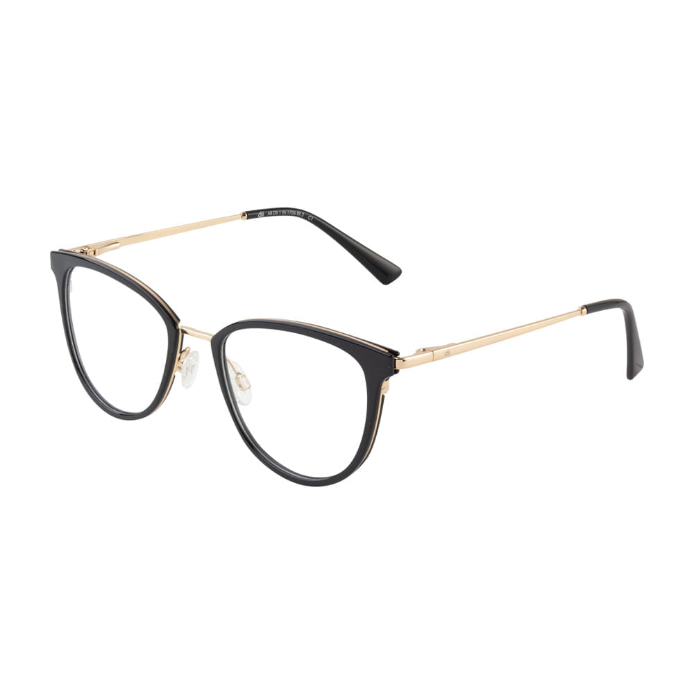 Armação para Óculos de Grau Feminino Dii Collection 1 1706 Preto
