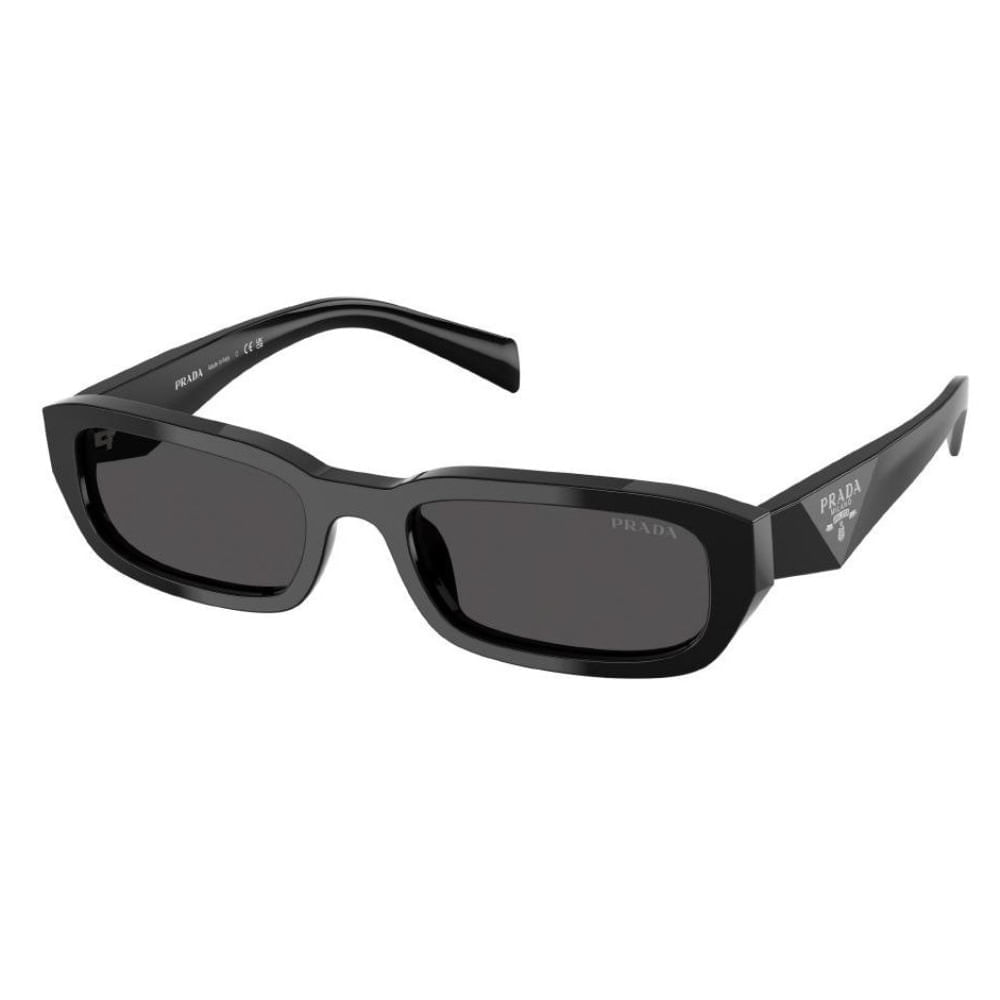 Óculos de Sol Unissex Prada Retangular PR B06S Cor Preto