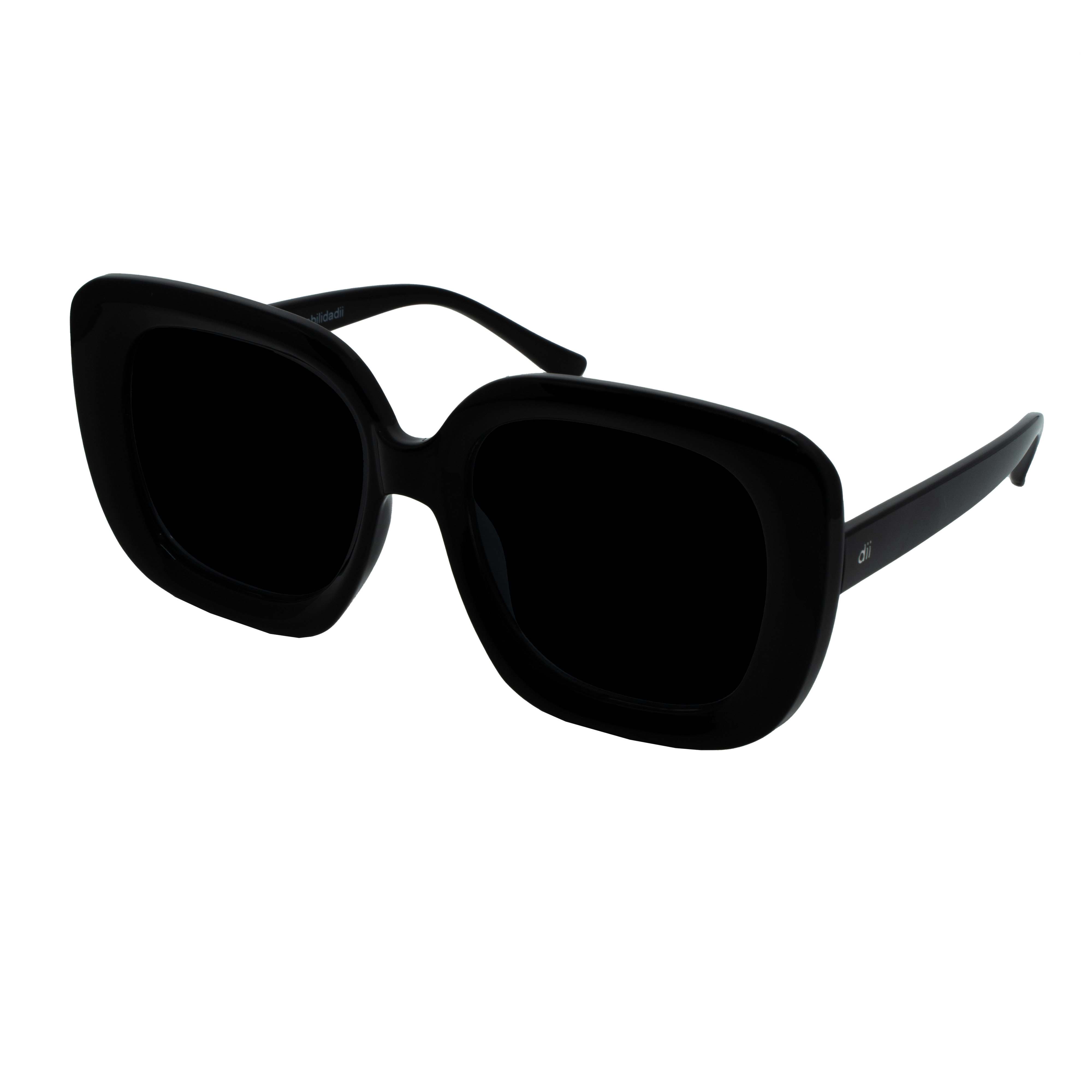 Óculos de Sol Feminino Dii Collection 1 9009 ECO Preto com Demi Cinza Óculos de Sol Feminino Dii Collection 1 9009 ECO Preto com Demi Cin
