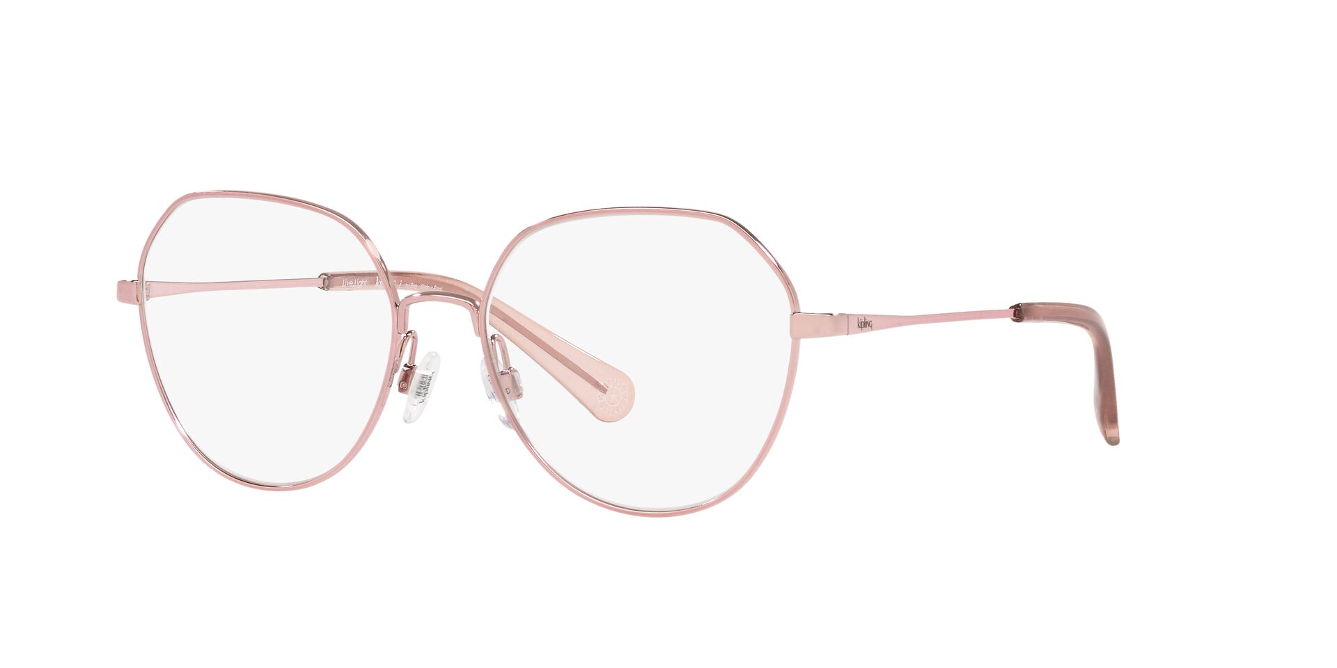 Armação de Óculos de Grau Feminina Kipling Borboleta KP1117 Cor Rosa