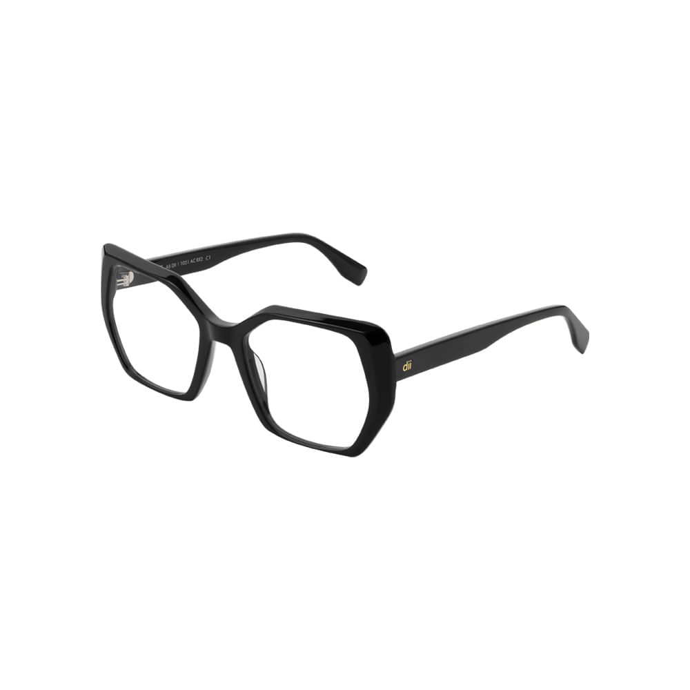 Armação para Óculos de Grau Feminino Dii Collection 1051 Preto