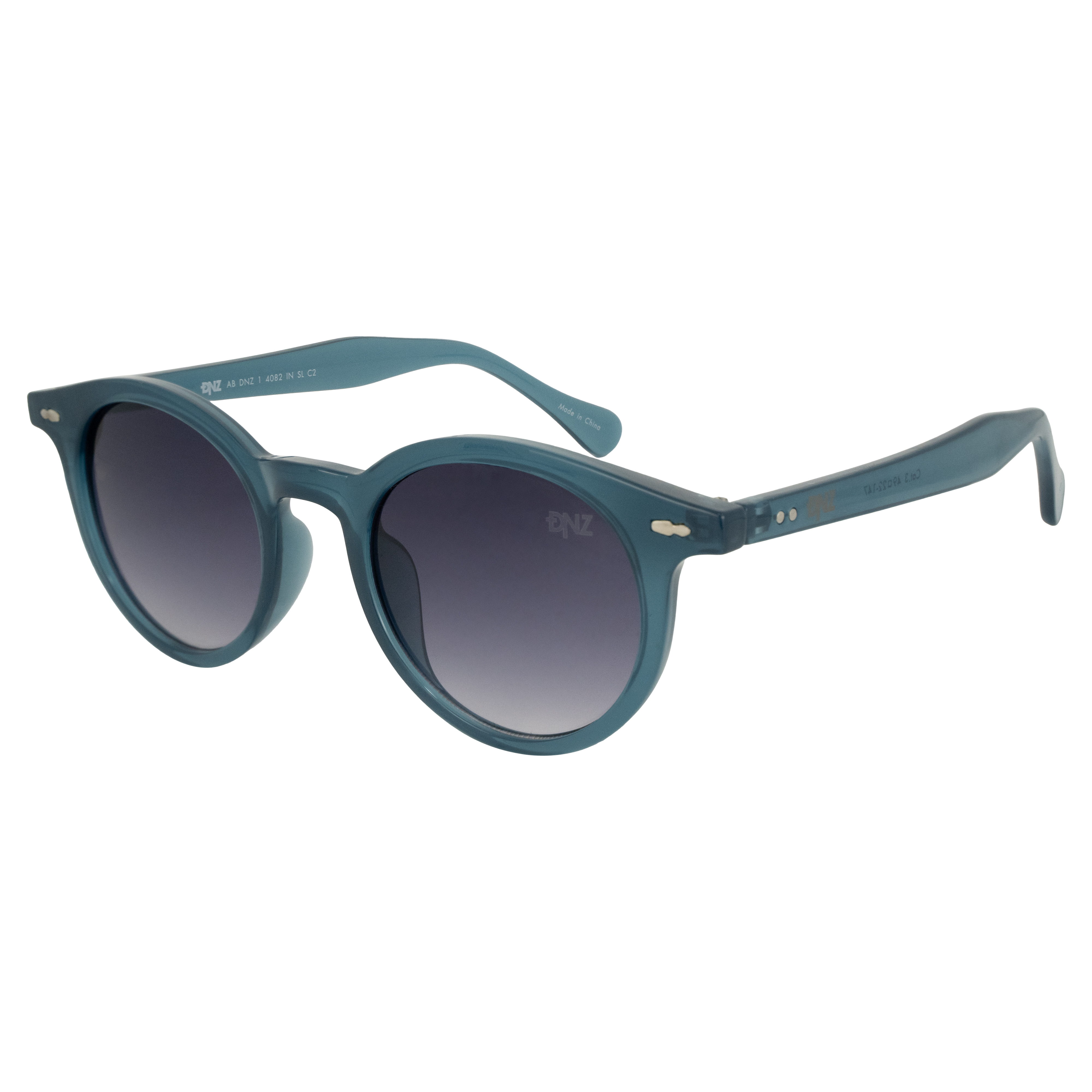 Óculos de Sol Feminino DNZ 1 4082 Azul Escuro Cristal Óculos de Sol Feminino DNZ 1 4082 A