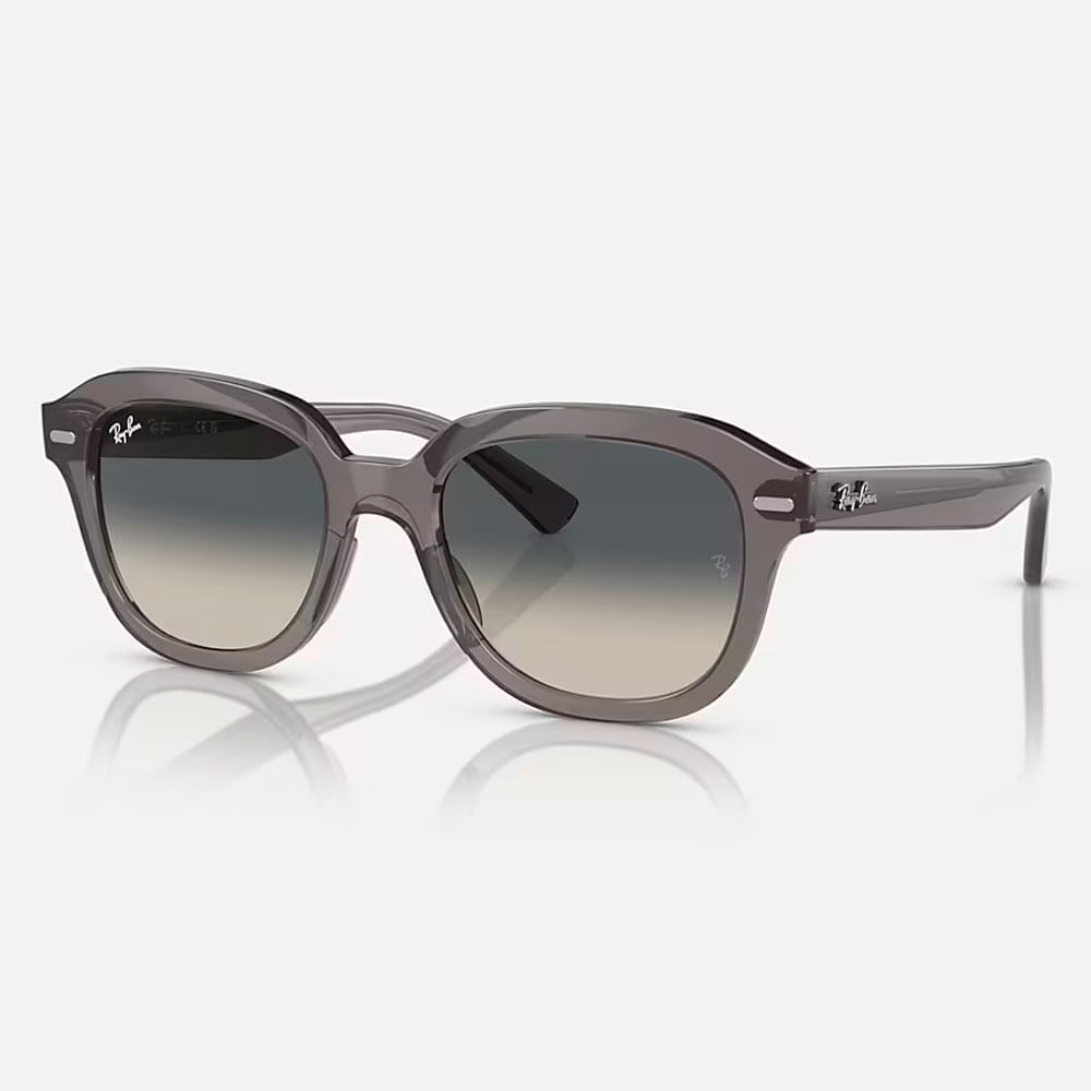Óculos de Sol Unissex Ray-Ban Quadrado RB4398 cor Cinza Escuro Óculos de Sol Unissex Ray-Ban Quadrado RB4398 cor Cin