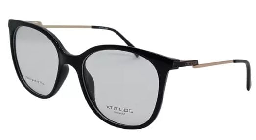Armação de Óculos de Grau Atitude, modelo AT6232IN, cor A01