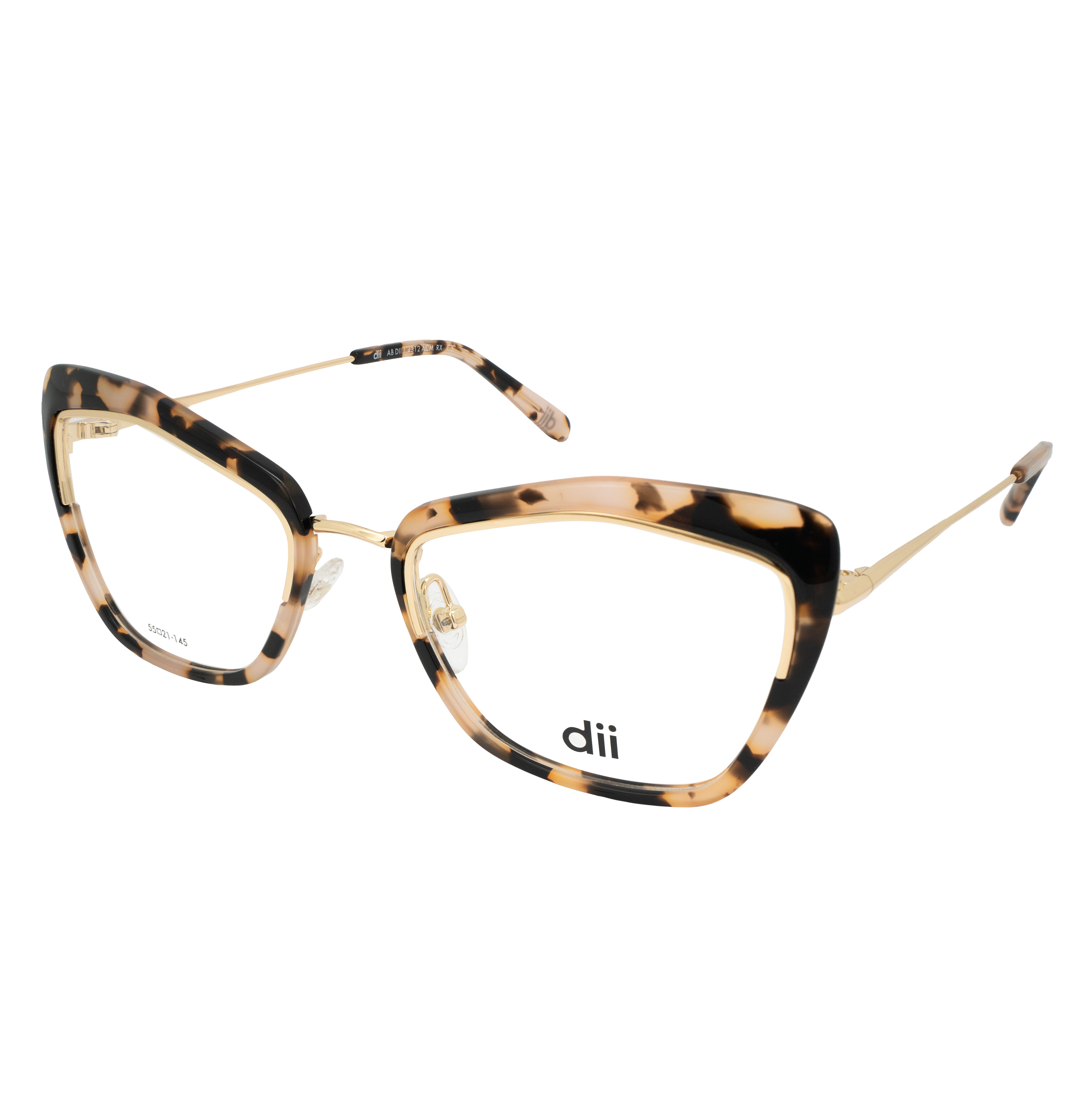 Armação para Óculos de Grau Feminino Dii Collection 1 4312 Demi Rosé