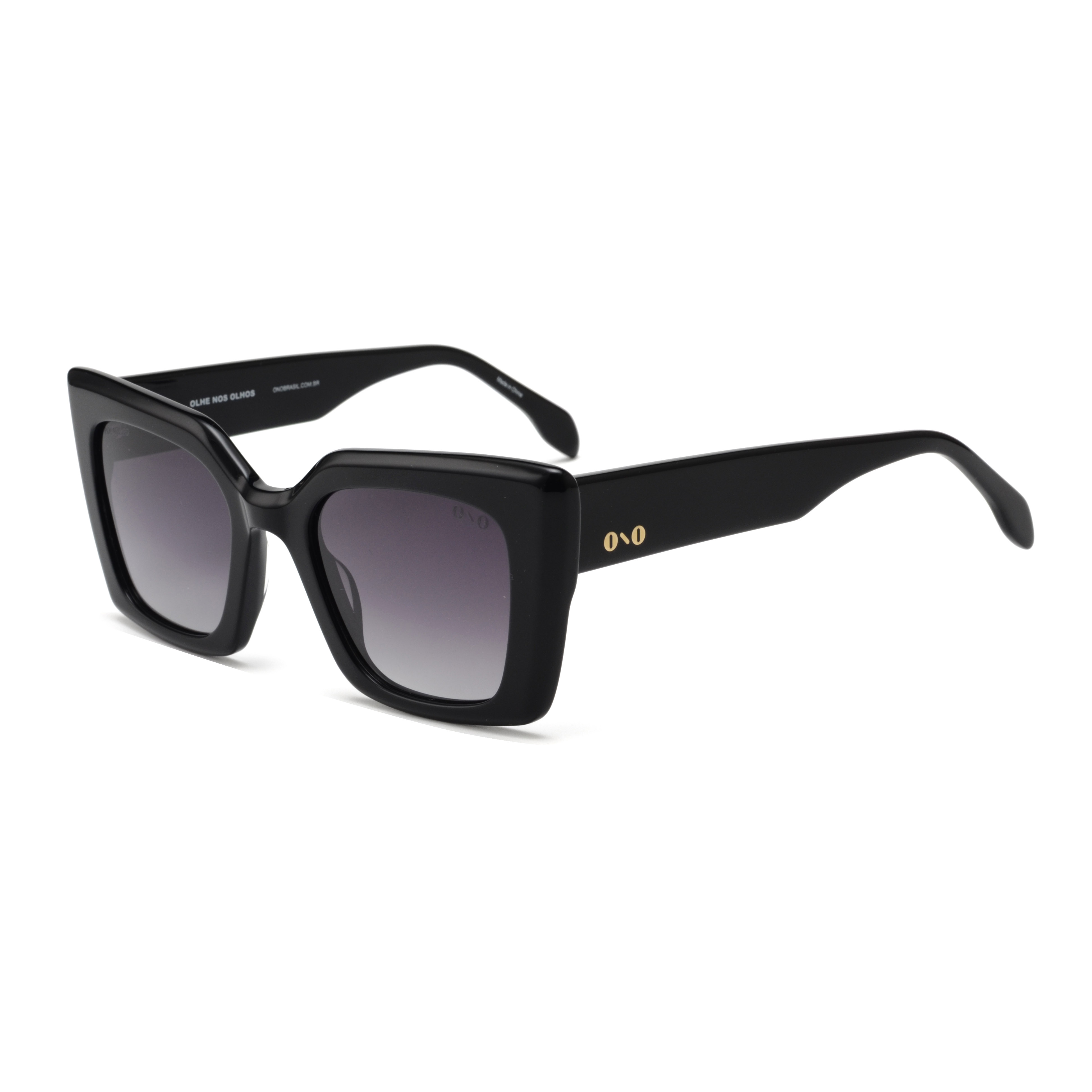 Óculos de sol Ono, modelo ON0015S, cor Preto, tamanho 51