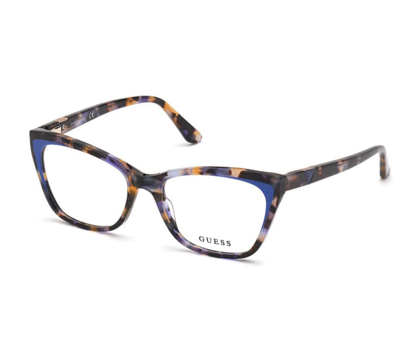 Armação de Óculos de Grau Guess, modelo GU2811, cor 056, tamanho 54
