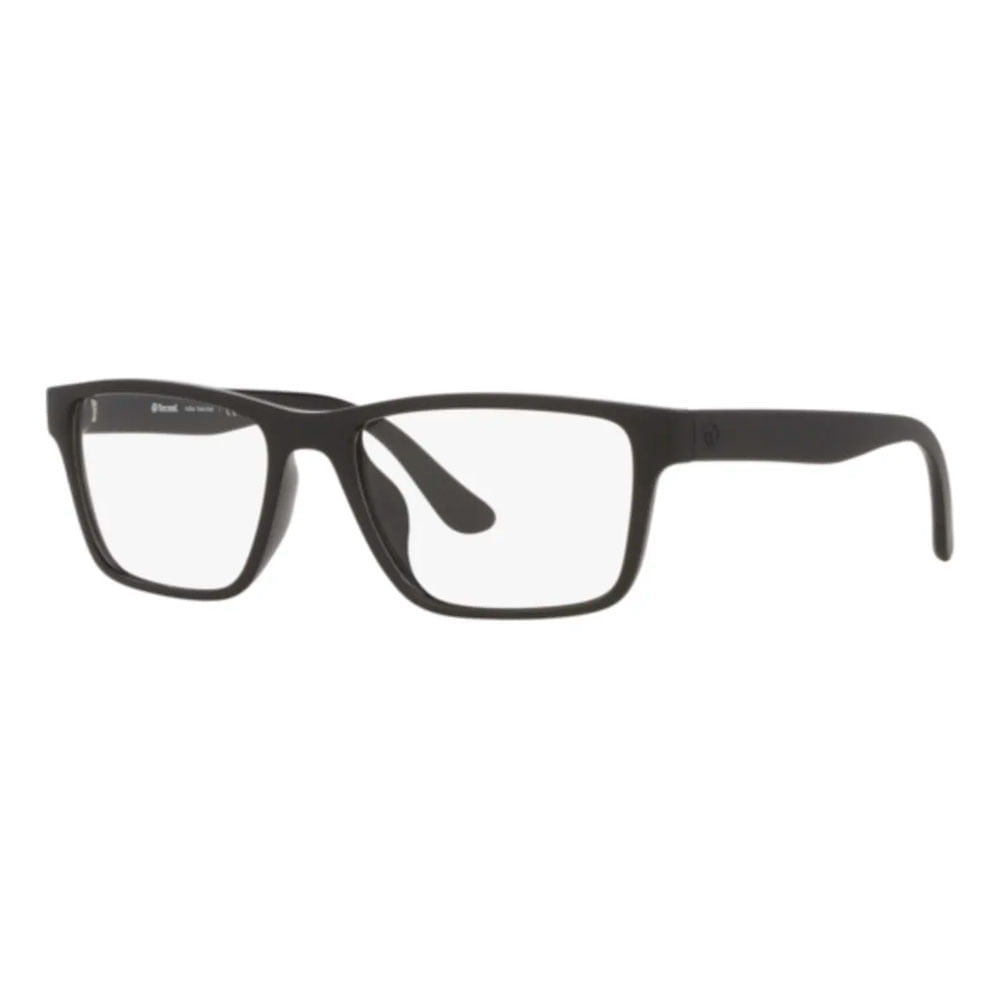 Armação de Óculos de Grau Masculino Tecnol Retangular TN3095U Cor Preto