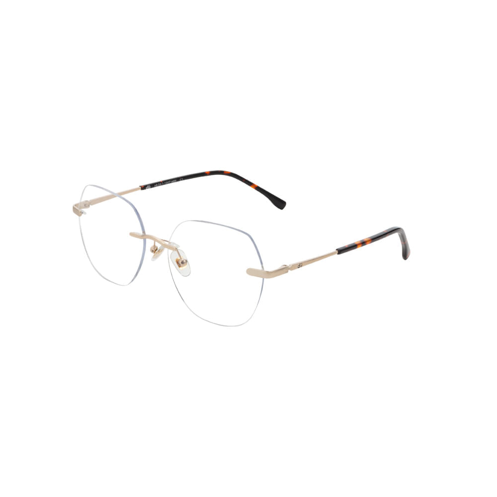 Armação para Óculos de Grau Feminino Dii Collection 1007 Demi Marrom