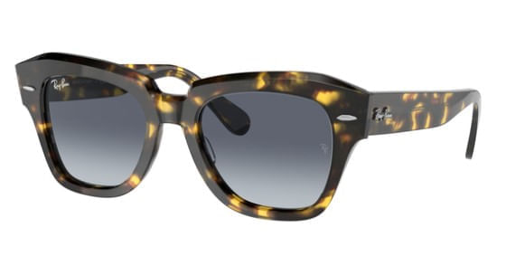 Óculos de Sol Ray-Ban, modelo 0RB2186, cor Havana amarelo, tamanho 52