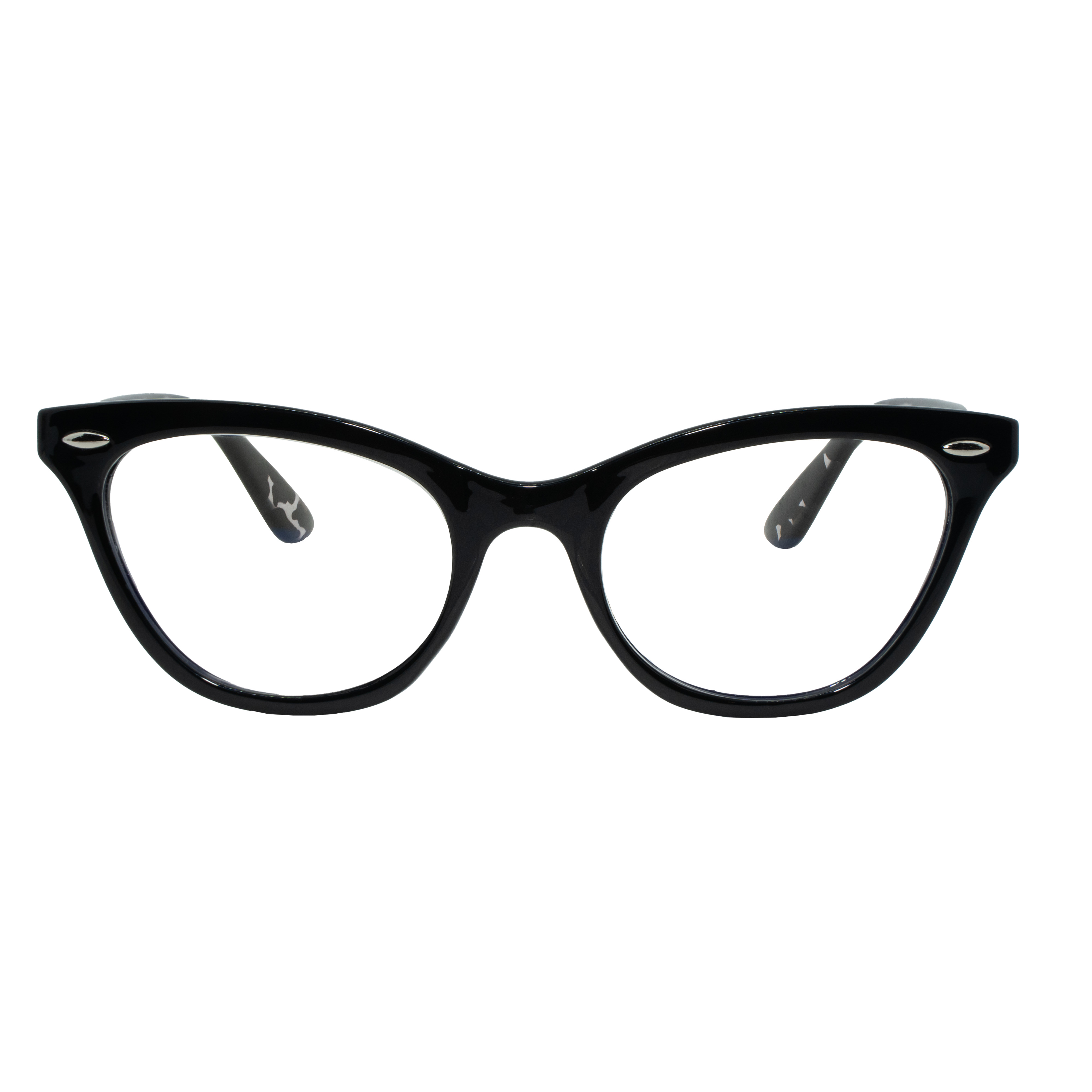 Foto 2 de Armação para Óculos de Grau Feminino Dii Collection 1 9006 ECO Preto com Demi Cinza Armação para Óculos de Grau Feminino Dii Collection 1 9006 ECO Preto com Demi Cin