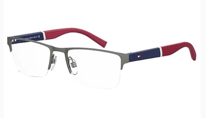 Armação de Óculos de Grau Tommy Hilfiger, modelo TH 1905, cor R80, tamanho 55