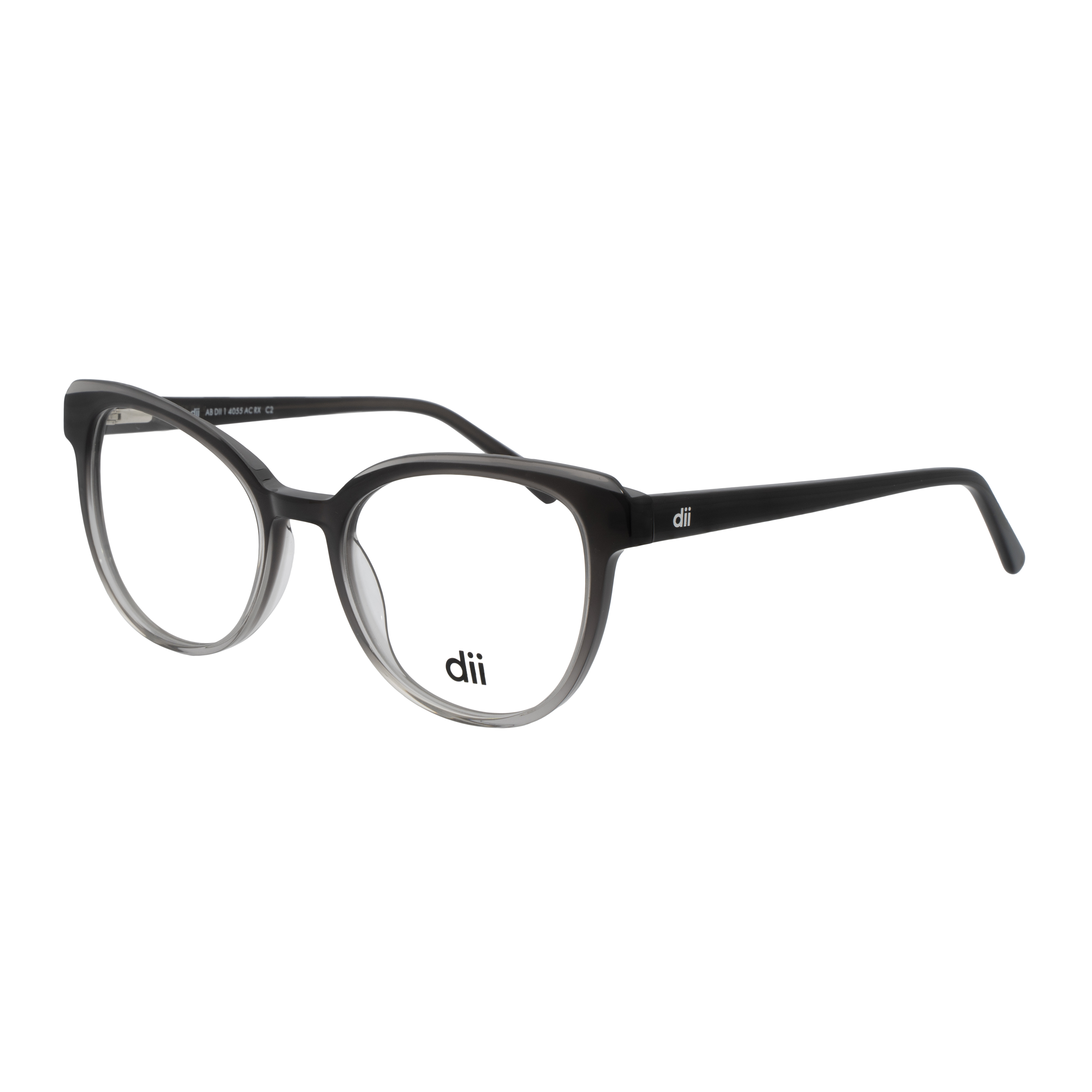 Armação para Óculos de Grau Feminino Dii Collection 4055 Degradê Cinza Armação para Óculos de Grau Feminino Dii Collection 4055 Degradê Cin