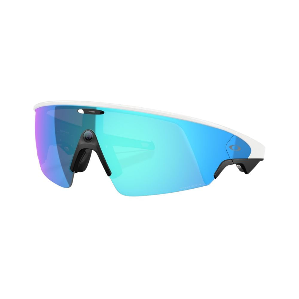 Óculos de Sol Oakley Meta Vanguard OW8001 Branco / Prizm Sapphire 52 Unissex