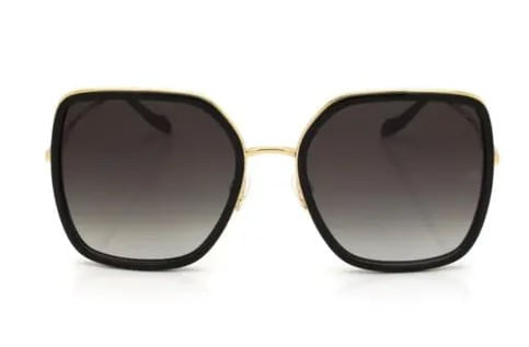 Óculos de sol Ana Hickmann, modelo AH90008, cor A01, tamanho 57