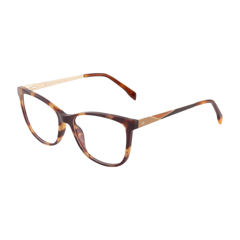 Armação para Óculos de Grau Feminino Dii Collection 1 1713 Demi Marrom