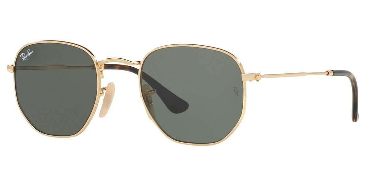 Óculos de Sol Ray-Ban, modelo RB3548NL, cor Dourado, tamanho 51