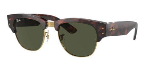 Óculos de Sol Unissex Ray-Ban Mega Clubmaster RB0316S 990/31 Tartaruga e Dourado
