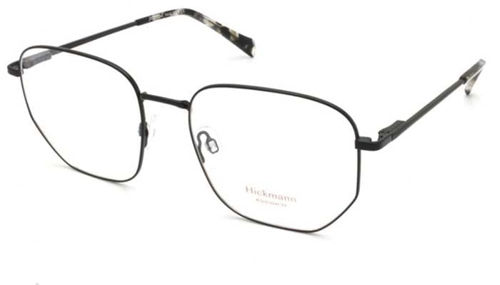Armação de Óculos de Grau Feminina Hickmann HI10013 Hexagonal Preto