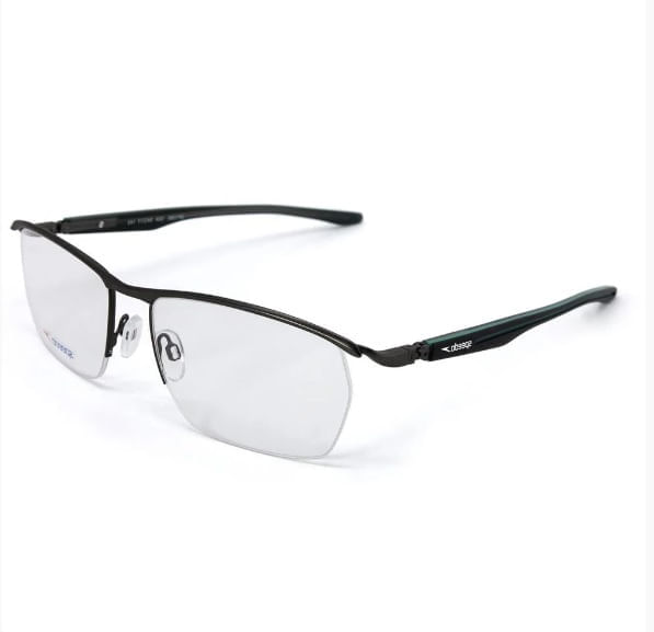 Armação de Óculos de Grau Masculino Speedo Retangular SP1380 Cor Preto
