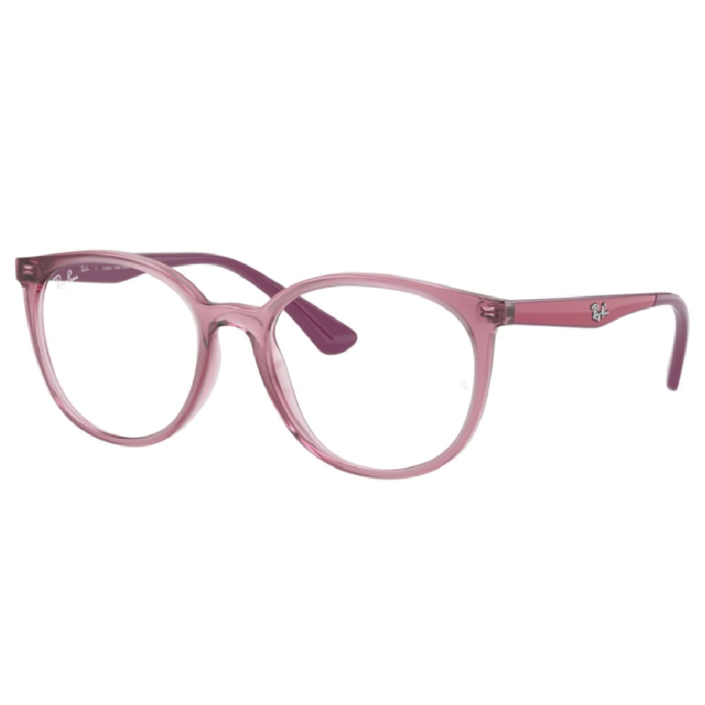 Armação de Óculos de Grau Rayban Junior, modelo RY1597L, cor Rosa, tamanho 48