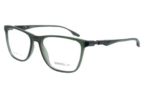 Armação de Óculos de Grau Masculino Speedo Retangular SP4097 cor Verde