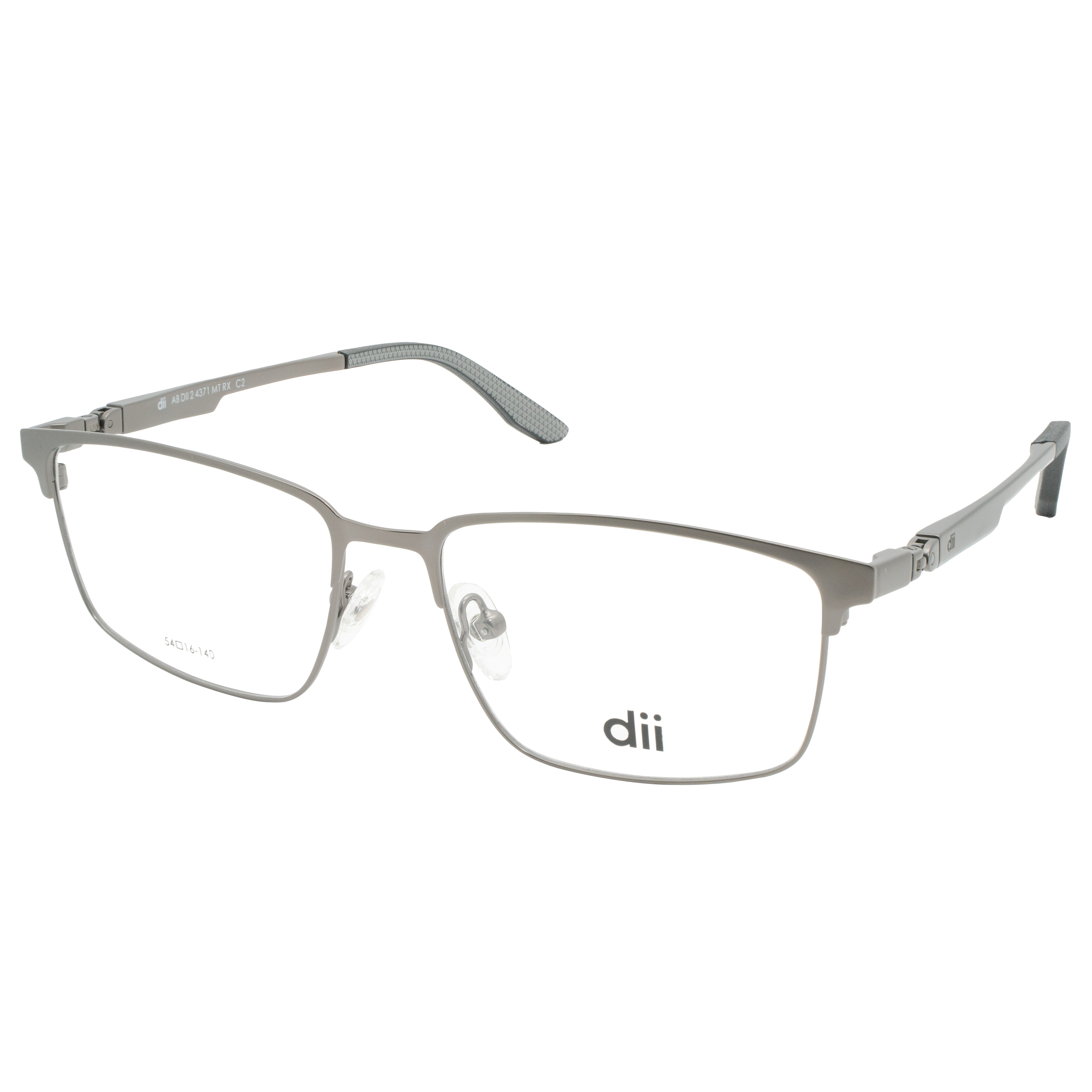 Armação para Óculos de Grau Masculino Dii Collection 2 4371 Prata