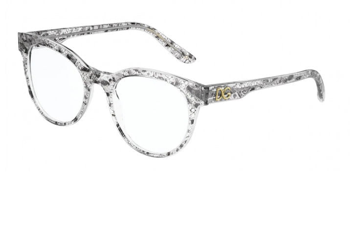 Armação de Óculos de Grau Dolce & Gabanna, modelo DG3334, cor 3389, tamanho 52