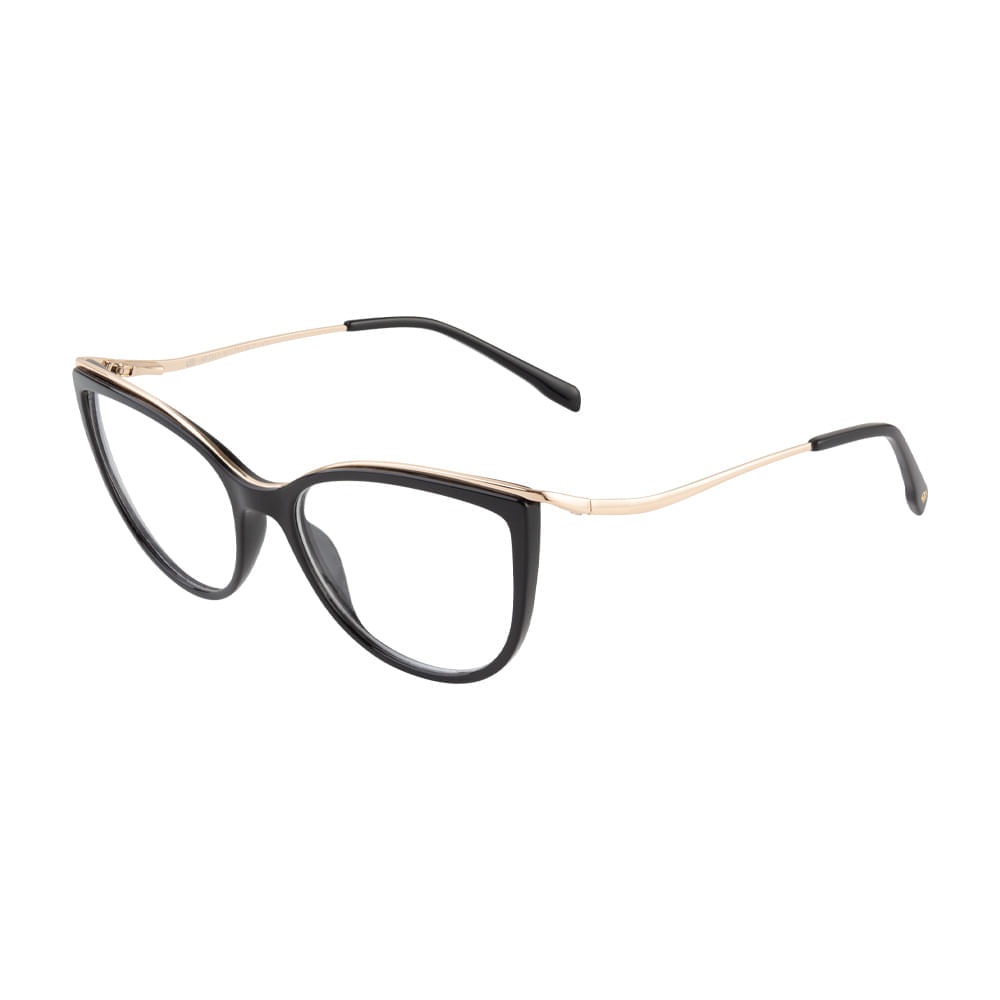 Armação para Óculos de Grau Feminino Dii Collection 1 1711 Preto