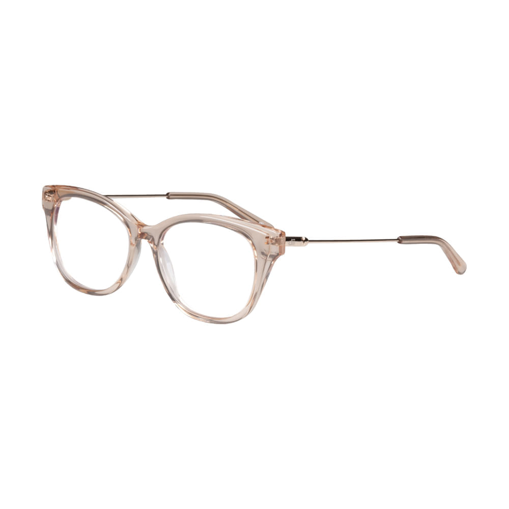 Armação para Óculos de Grau Feminino Dii Collection DII1926L Rosa Translúcido