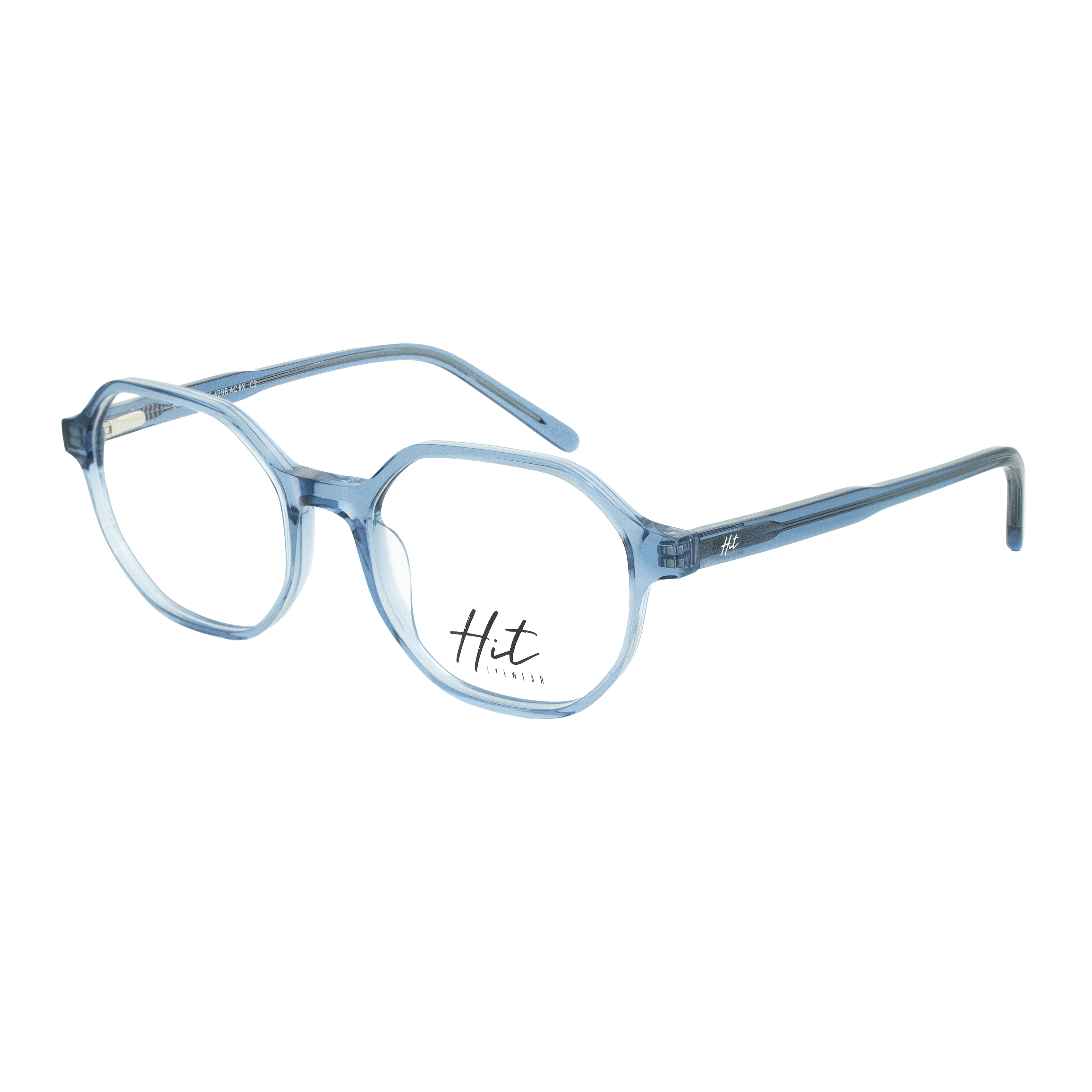 Armação para Óculos de Grau Feminino Hit 1 4288 Azul Cristal Armação para Óculos de Grau Feminino Hit 1 4288 A