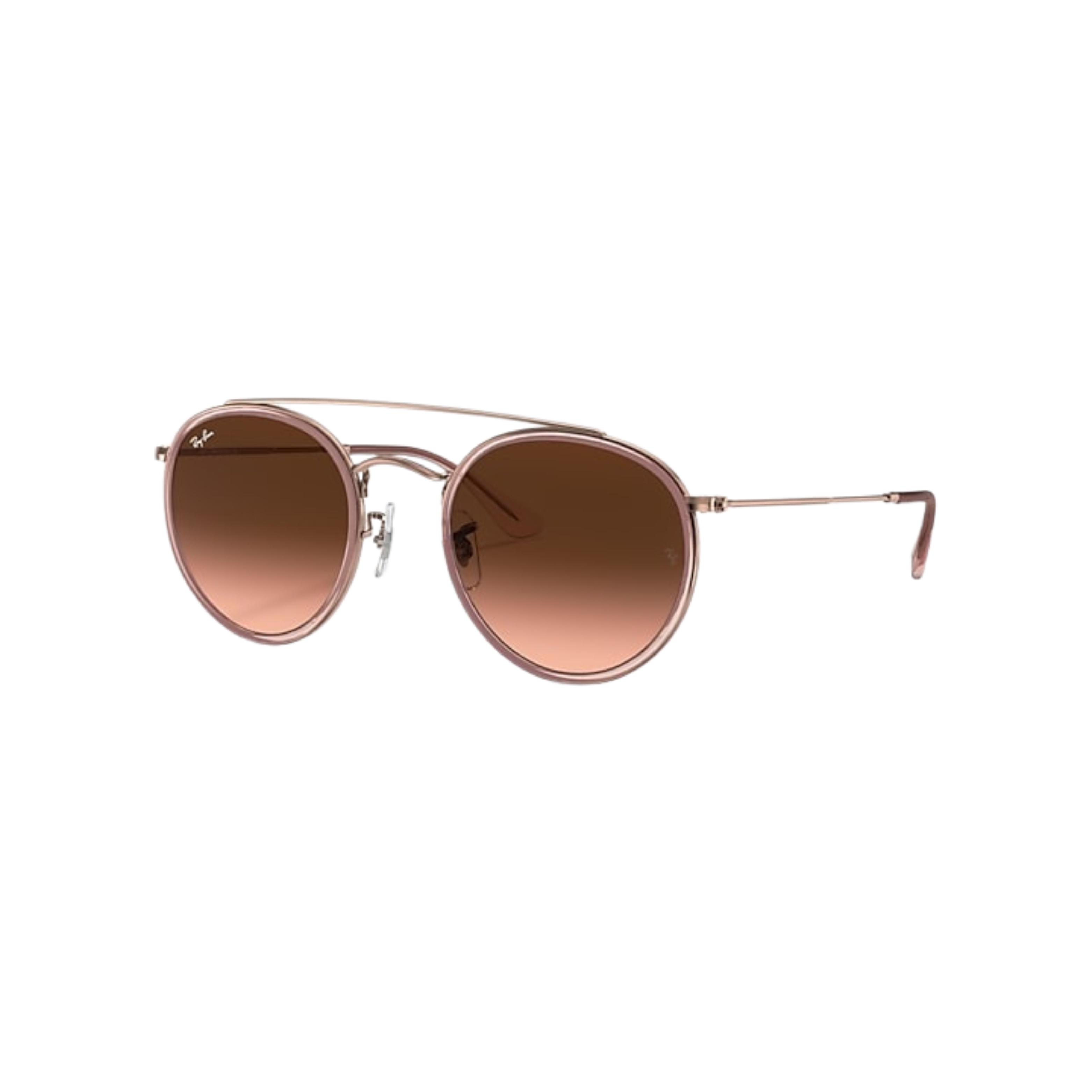 Óculos de Sol Unissex Ray-Ban Redondo RB3647N Cobre com Marrom