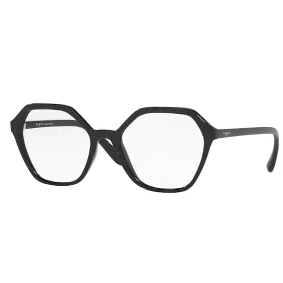 Armação de Óculos de Grau Feminina Vogue Hexagonal VO5343L Cor Preto