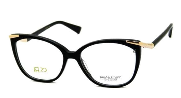 Armação de Óculos de Grau Ana Hickmann, modelo AH60039, cor A01