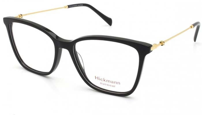 Armação de Óculos de Grau Feminina Hickmann HI60006 Quadrado Preto