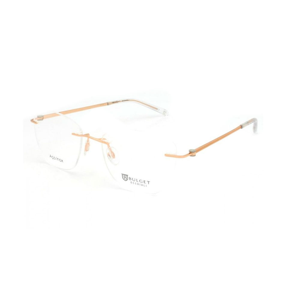Armação de Óculos de Grau Feminina Bulget Retrô BG2156M Cor Dourado