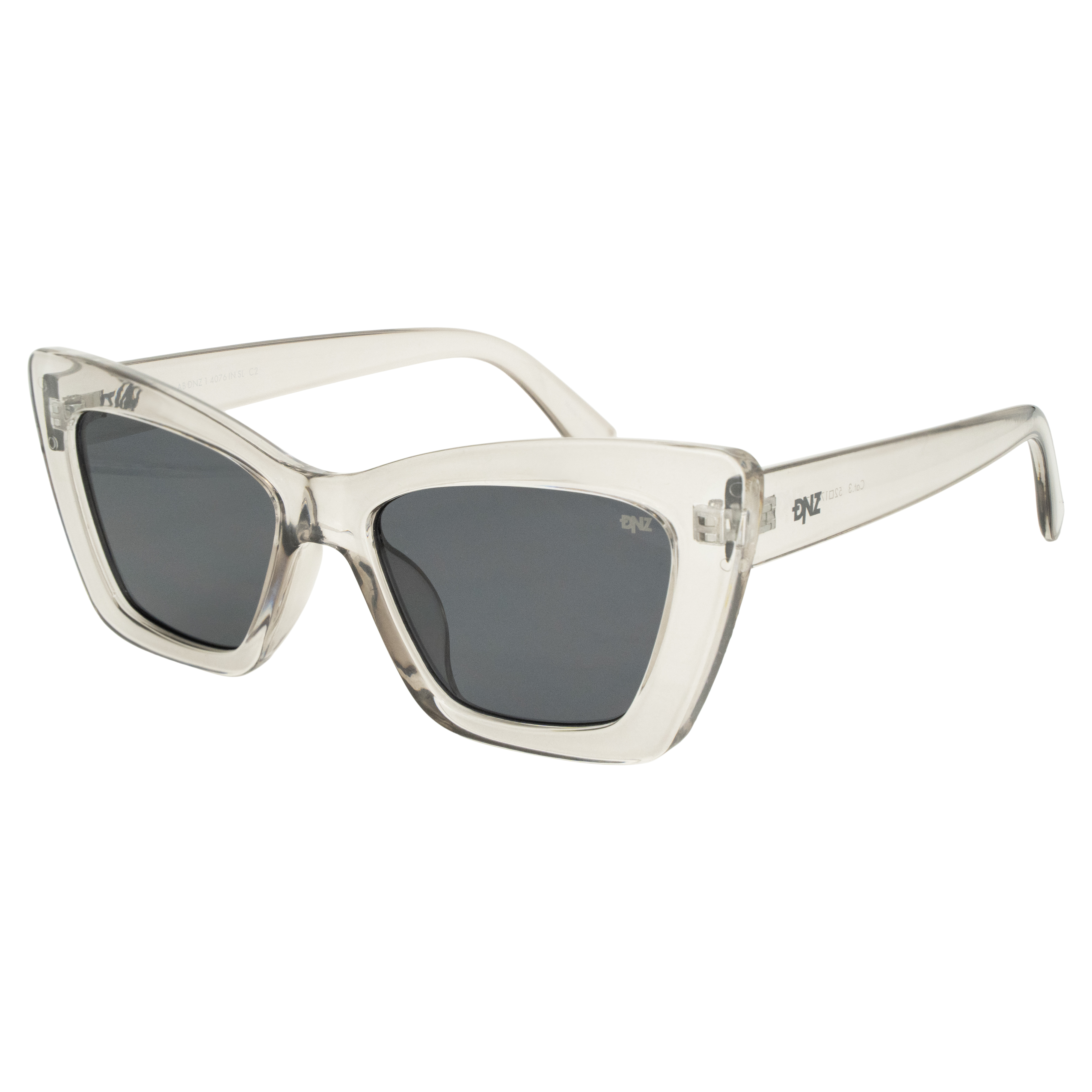 Óculos de Sol Feminino DNZ 1 4076 Cinza Cristal Óculos de Sol Feminino DNZ 1 4076 Cin