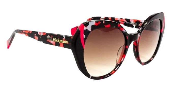 Óculos de Sol Feminino Hickmann HI90007 Gatinho Mesclado