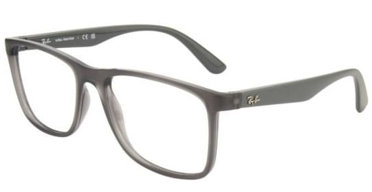 Armação de Óculos de Grau Ray Ban, modelo RX7203L, cor Cinza escuro, tamanho 56 Armação de Óculos de Grau Ray Ban, modelo RX7203L, cor Cin