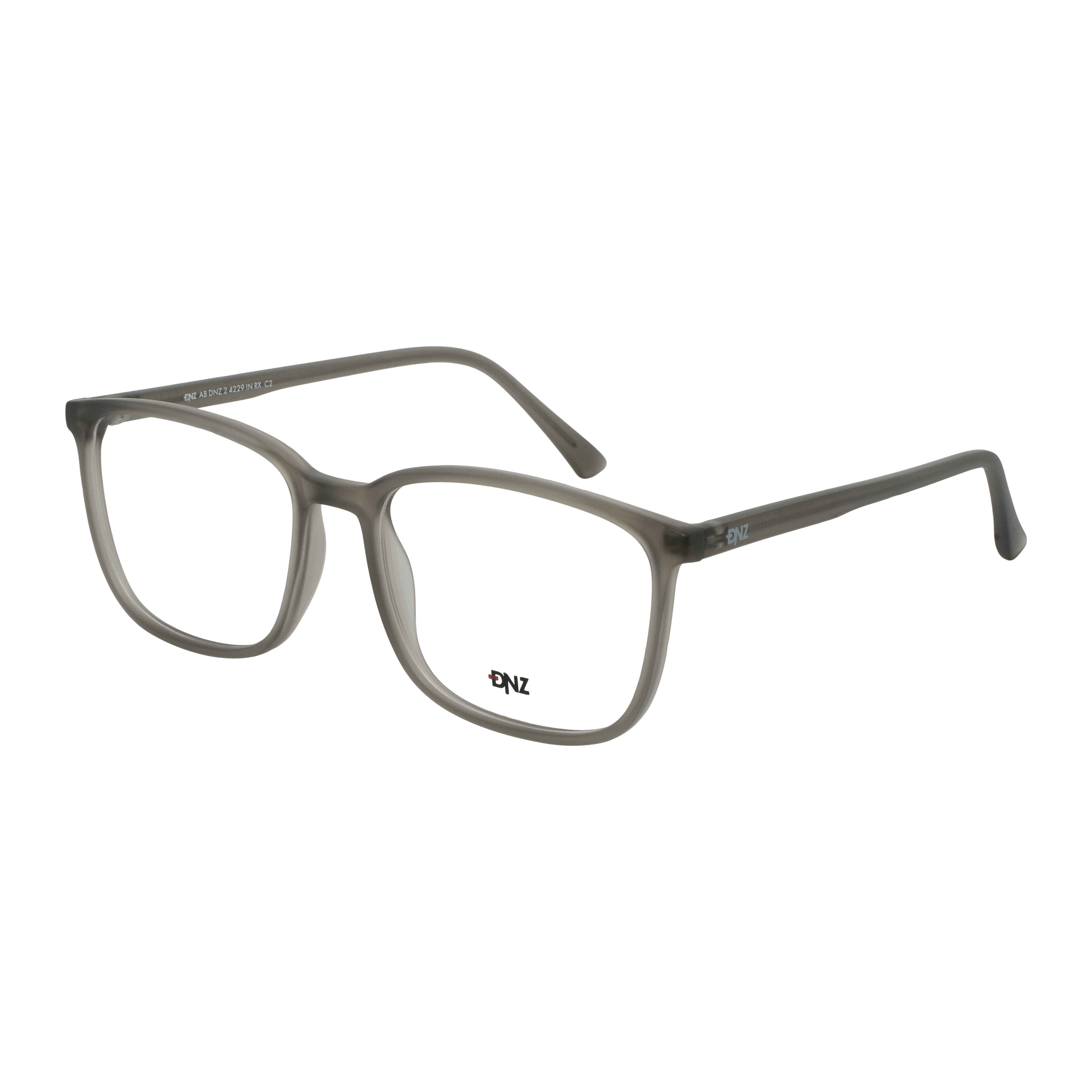 Armação para Óculos de Grau Masculino DNZ 2 4229 Cinza Cristal Fosco Armação para Óculos de Grau Masculino DNZ 2 4229 Cin