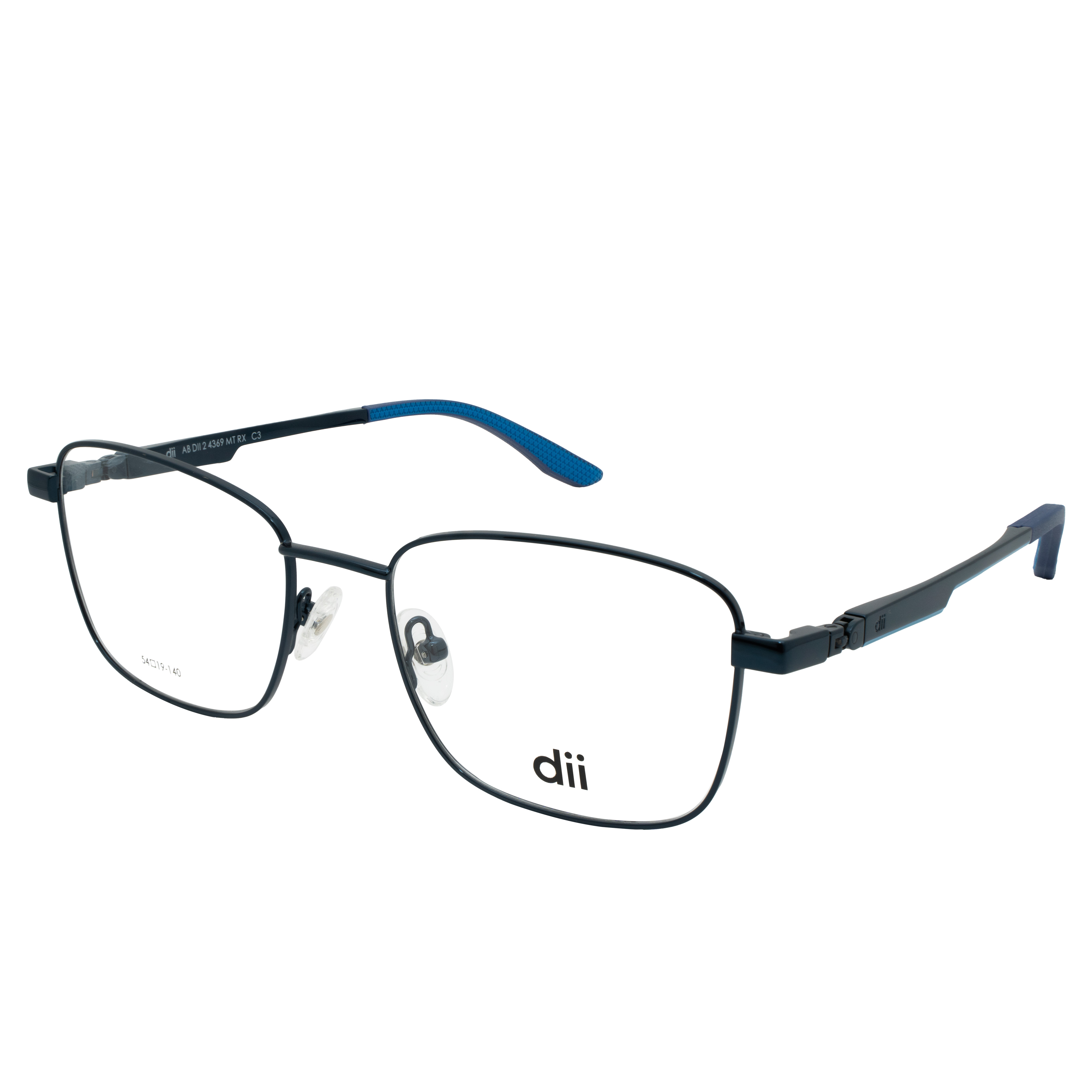 Armação para Óculos de Grau Masculino Dii Collection 2 4369 Azul Armação para Óculos de Grau Masculino Dii Collection 2 4369 A