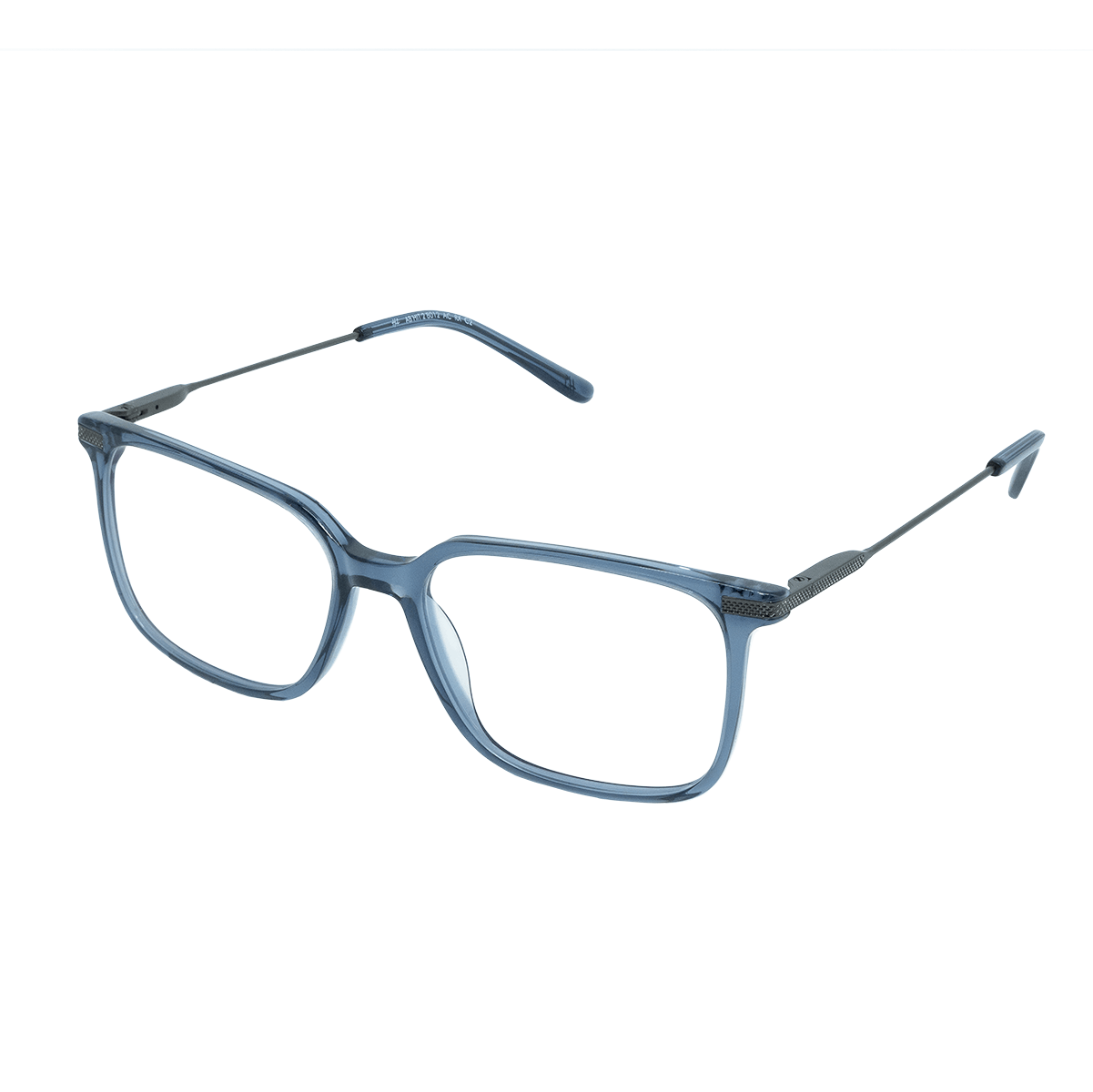 Armação para Óculos de Grau Masculino Hit 2 8012 Azul Cristal